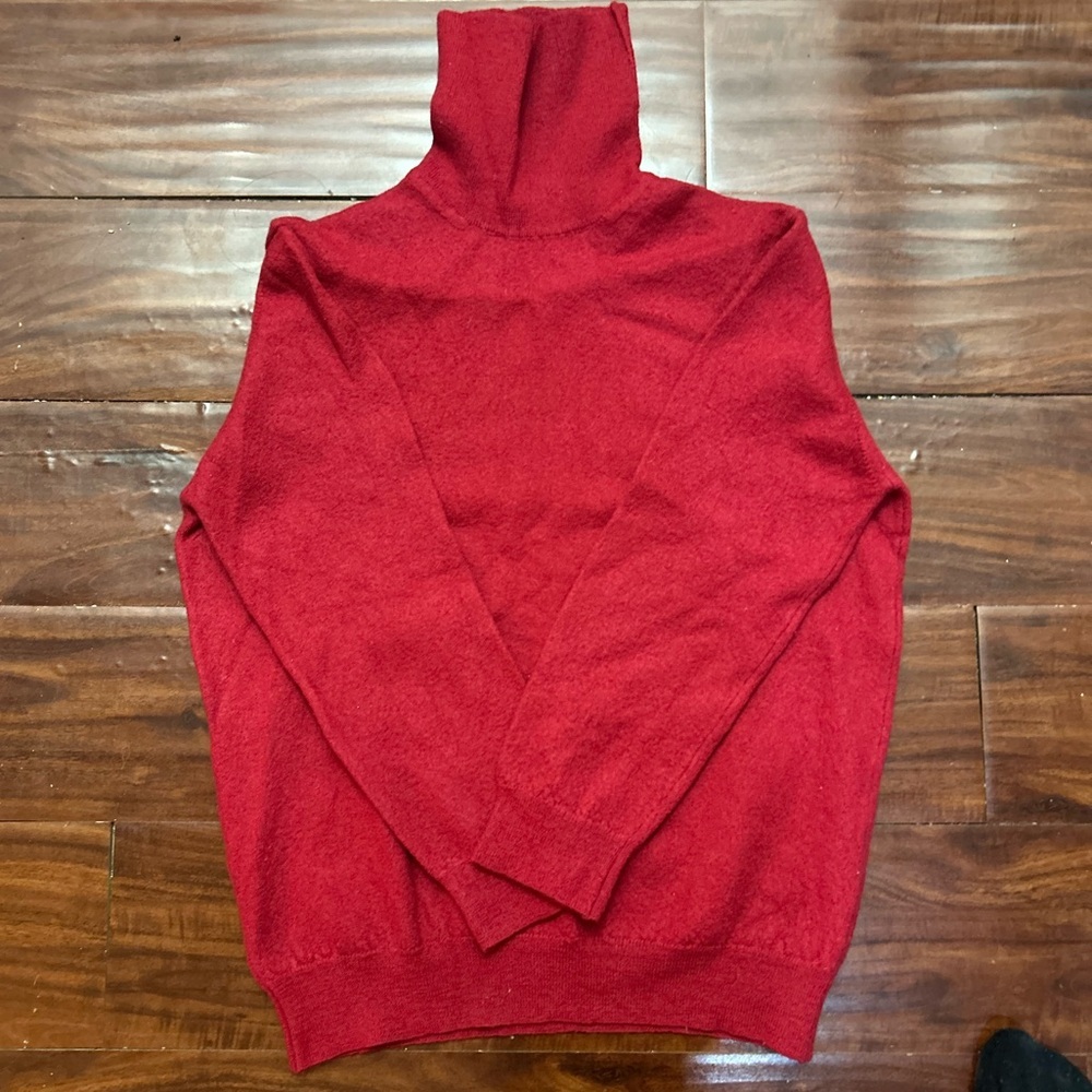 Luca Nobili 100% Merino Wool Girls’ Turtleneck Sweater Made in Italy
